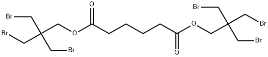 Hexanedioic acid bis[3-bromo-2,2-bis(bromomethyl)propyl] ester,54473-70-0,结构式