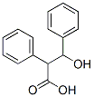 3-hydroxy-2,3-diphenylpropionic acid  Structure