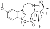(20S)-20-ヒドロキシ-12-メトキシイボガミン-18-カルボン酸メチル 化学構造式