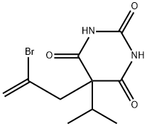 5-(2-bromoallyl)-5-isopropylbarbituric acid Struktur