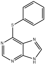 6-(Phenylthio)purine,5450-35-1,结构式