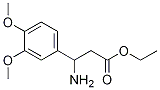 Benzenepropanoic acid, b-aMino-3,4-diMethoxy-, ethyl ester,54503-21-8,结构式
