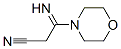 모르폴린,4-(2-시아노-1-이미노에틸)-(9CI)