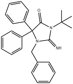 54508-09-7 3-(1,1-Dimethylethyl)-2-imino-5,5-diphenyl-1-(phenylmethyl)-4-imidazolidinone