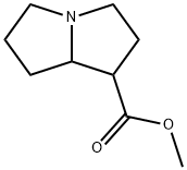 Hexahydro-1H-pyrrolizine-1-carboxylic acid methyl ester 结构式