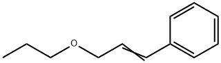 (3-プロポキシ-1-プロペニル)ベンゼン 化学構造式