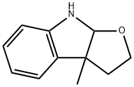 3,3a,8,8a-テトラヒドロ-3a-メチル-2H-フロ[2,3-b]インドール 化学構造式