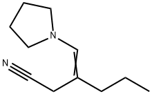 3-(Pyrrolizinomethylene)hexanenitrile Structure