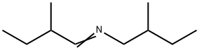 N-(2-Methylbutylidene)-2-methylbutane-1-amine, 54518-97-7, 结构式