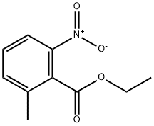 Benzoic acid, 2-Methyl-6-nitro-, ethyl ester Structure