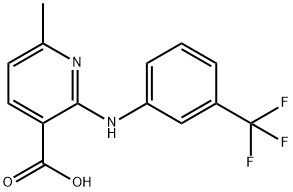 6-methyl-2-[[3-(trifluoromethyl)phenyl]amino]pyridine-3-carboxylic acid|