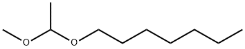 1-(1-メトキシエトキシ)ヘプタン 化学構造式