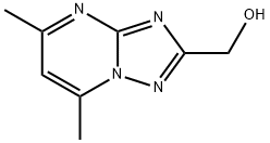 (5,7-二甲基-[1,2,4]三唑并[1,5-A]嘧啶-2-基)甲醇,54535-00-1,结构式