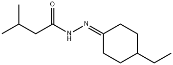 Butanoic acid, 3-methyl-, (4-ethylcyclohexylidene)hydrazide (9CI) Structure