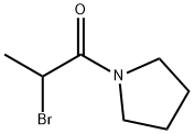 Pyrrolidine, 1-(2-bromo-1-oxopropyl)- (9CI) Struktur