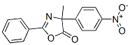 5(4H)-Oxazolone,  4-methyl-4-(4-nitrophenyl)-2-phenyl-,545377-57-9,结构式