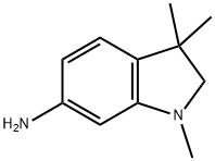 1,3,3-TRIMETHYLINDOLIN-6-AMINE, 545393-67-7, 结构式