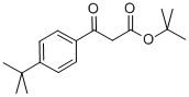 BETA-OXO-4-TERT-BUTYL-BENZENEPROPANOIC ACID 1,1-DIMETHYLETHYL ESTER Struktur