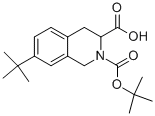 2-BOC-7-(TERT-BUTYL)-1,2,3,4-TETRAHYDROISOQUINOLINE-3-CARBOXYLIC ACID Struktur