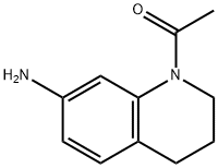1-アセチル-1,2,3,4-テトラヒドロキノリン-7-アミン塩酸塩 化学構造式