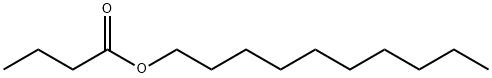 酪酸デシル 化学構造式