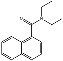 N,N-ジエチル-1-ナフトアミド 化学構造式