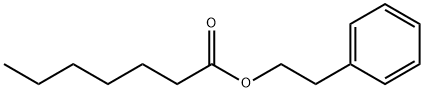 2-苯基乙基庚酸酯,5454-11-5,结构式