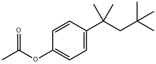 4-TERT.-OCTYLPHENOL ACETATE 化学構造式