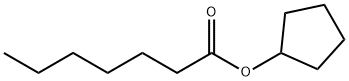 cyclopentyl heptanoate,5454-23-9,结构式
