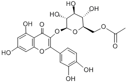 QUERCETIN-3-O-BETA-D-GLUCOPYRANOSYL-6''-ACETATE