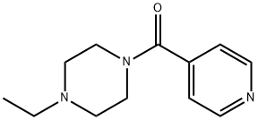 Piperazine, 1-ethyl-4-(4-pyridinylcarbonyl)- (9CI) Struktur