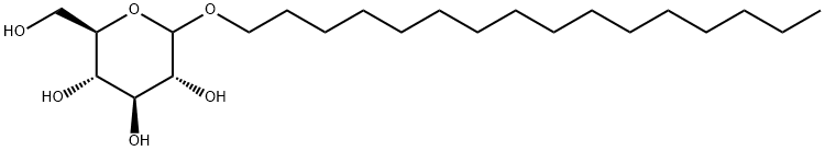 十六烷基-D-葡萄糖苷 结构式