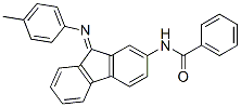 N-[9-(4-methylphenyl)iminofluoren-2-yl]benzamide Structure