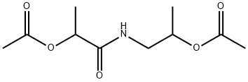 1-(2-acetyloxypropanoylamino)propan-2-yl acetate,5455-68-5,结构式