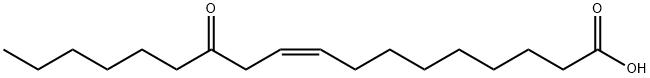 12-氧代-9(Z)-十八碳烯酸,5455-97-0,结构式