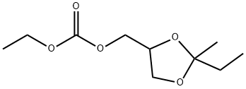 Carbonic acid, ethyl (2-ethyl-2-methyl-1,3-dioxolan-4-yl)methyl ester (9CI)|