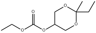 Carbonic acid, ethyl 2-ethyl-2-methyl-1,3-dioxan-5-yl ester (9CI) Structure