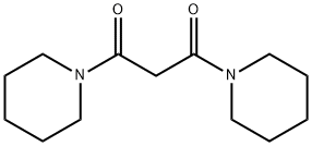 1,3-DI-PIPERIDIN-1-YL-PROPANE-1,3-DIONE 化学構造式