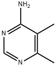 5,6-ジメチルピリミジン-4-アミン 化学構造式