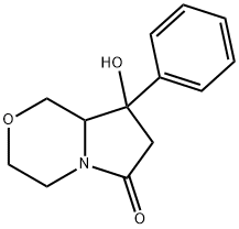 8-Hydroxy-8-phenyl-hexahydro-pyrrolo[2,1-c][1,4]oxazin-6-one Structure