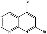 2,4-Dibromo-1,8-naphthyridine Structure