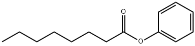 phenyl octanoate 化学構造式