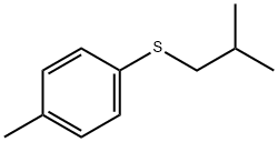 イソブチル(p-トリル)スルフィド 化学構造式