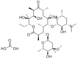 Erythromycin Carbonate 化学構造式
