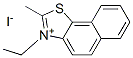 3-ethyl-2-methylnaphtho[2,1-d]thiazolium iodide,54581-48-5,结构式