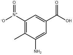Benzoic acid, 3-aMino-4-Methyl-5-nitro- Structure
