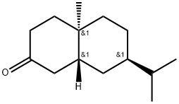4a-methyl-7-propan-2-yl-decalin-2-one Struktur