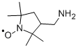 [3-(アミノメチル)-2,2,5,5-テトラメチル-1-ピロリジニルオキシ]ラジカル 化学構造式