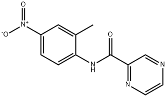 Pyrazinecarboxamide, N-(2-methyl-4-nitrophenyl)- (9CI) Structure