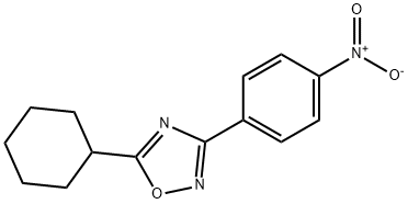 5-CYCLOHEXYL-3-(4-NITROPHENYL)-1,2,4-OXADIAZOLE